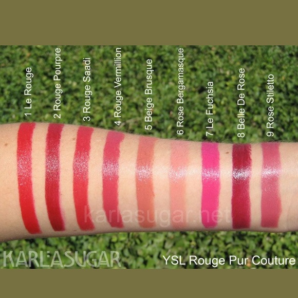 03 Rouge Saadi YSL Rouge Pur Couture Lipstick - Picture 10 of 13